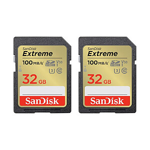 SanDisk Extreme SDHC UHS I 32 Go
