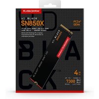 Disque SSD SanDisk WD_BLACK SN850X 4 To Black