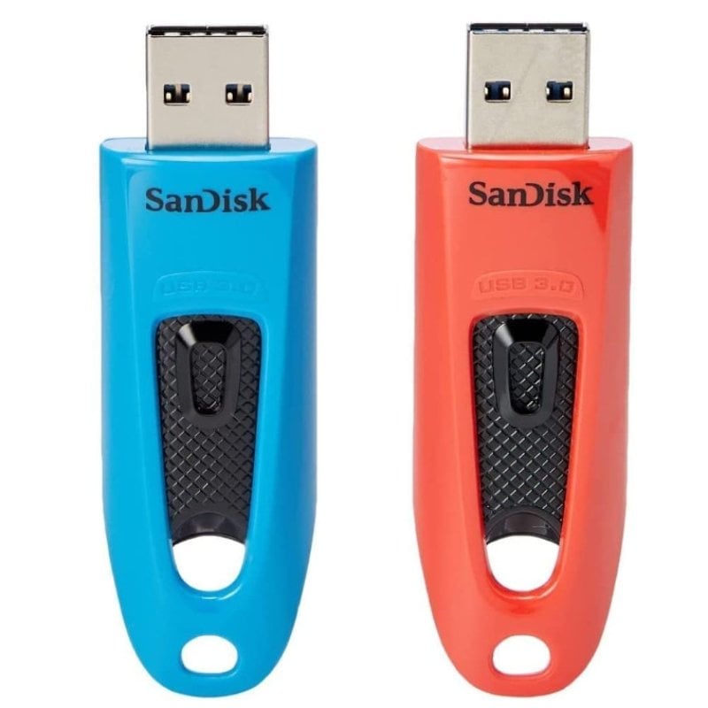 Sandisk SanDisk Ultra clé USB 64 Go USB type A 3.2 Gen 1 (3.1 Gen 1) Blue, Red
