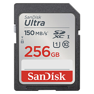 SanDisk Ultra SDXC UHS-I U1 256 Go 150 Mo s
