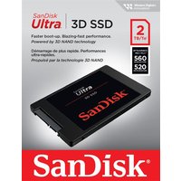 Disque SSD SanDisk Ultra 3D 2 To Black Rescu pro