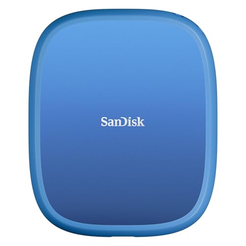 Sandisk Disque Dur Sandisk SDSSDE62C-2T00-G25 2TB SSD 1000MB s Résistant IP65 Blue