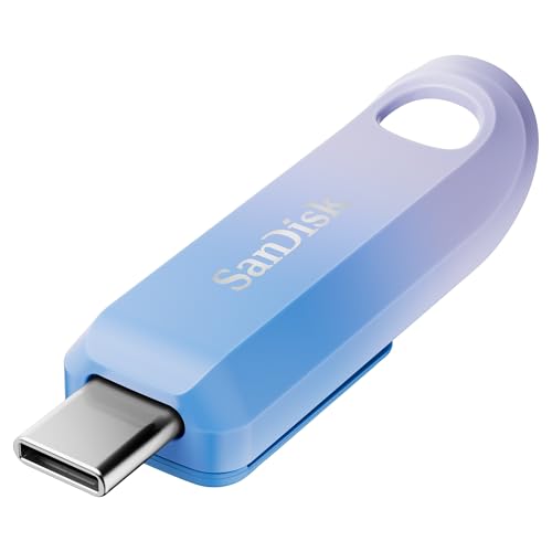 SanDisk Creator Cle USB C 256 Go Flash Drive pour createurs de Contenu Vitesse jusqu a 400 Mo s Sauvegarde Automatique la Gestion de fichiers Design elegant 3 Mois a Adobe Lightroom Inclus
