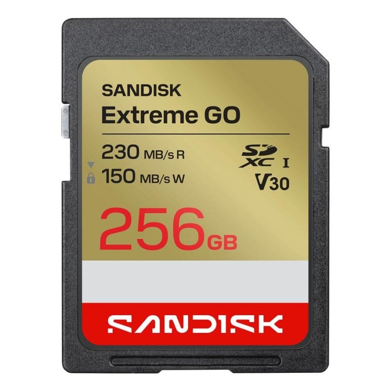 Sandisk Carte SDXC SanDisk Extreme GO 256GB UHS-I 230MB s V30 résistante