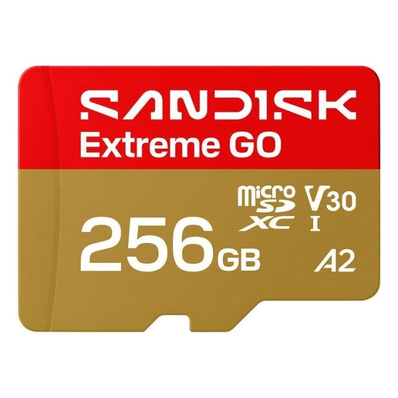 Sandisk Carte microSD SanDisk Extreme GO 256 GB UHS-I 240 MB s U3 V30 A2
