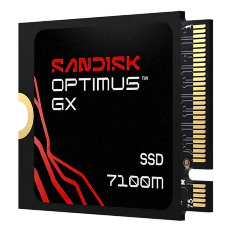 WD Disque Dur WD Optimus GX 7100M 1TB M.2 PCIe 4.0 NVMe 7250MB s Gaming