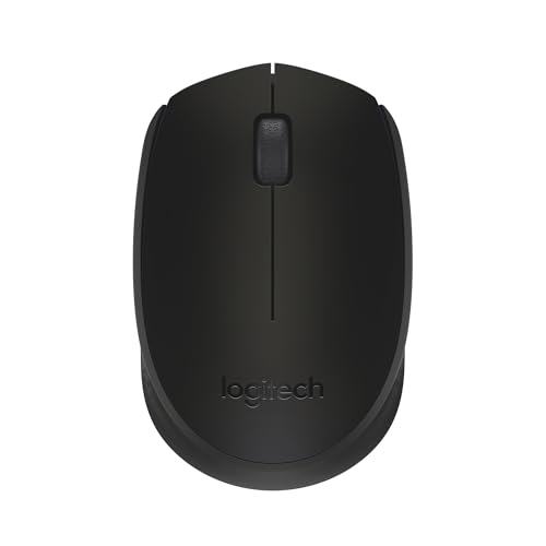Logitech M171 Souris sans Fil pour PC, Mac, Ordinateur Portable, 2,4 GHz avec Mini-récepteur USB, Suivi Optique, Autonomie de Piles de 12 Mois, Ambidextre - Noire