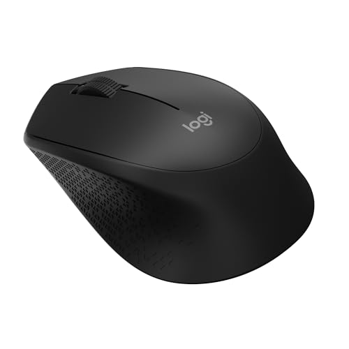 Logitech M280 Souris sans Fil, 2,4 GHz avec Nano-Récepteur USB, Suivi Optique 1000 PPP, 3 Boutons, Batterie Longue Durée 18 Mois, Compatible avec PC Mac Ordinateur Chromebook - Noir