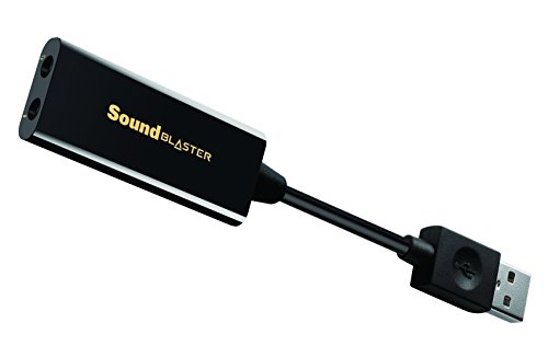 Creative Sound Blaster Play!3 USBDAC usb Amplificateur et Carte Son externe Black Ecouteurs
