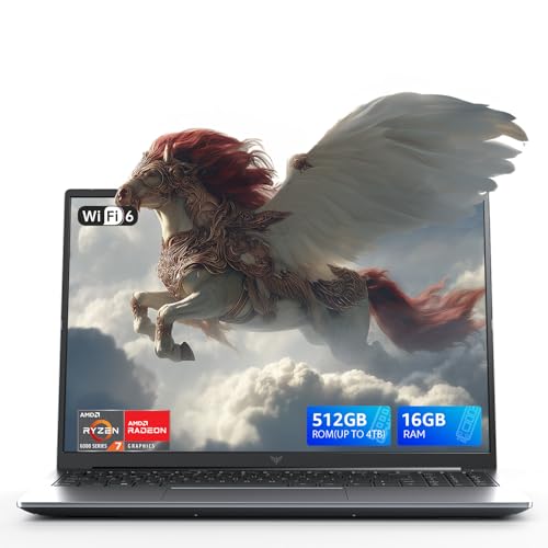 ACEMAGIC 2026 Ordinateur Portables Gaming AMD Ryzen 7 H255 jusqu'à 4.9GHz, DDR5, 8C 12T, 24Go Ram 512Go SSD, M.2 NVMe Gamer PC Portable, Clavier Rétroéclairé, 16 Pouces, WiFi 6 BT5,2, HDMI, Type C