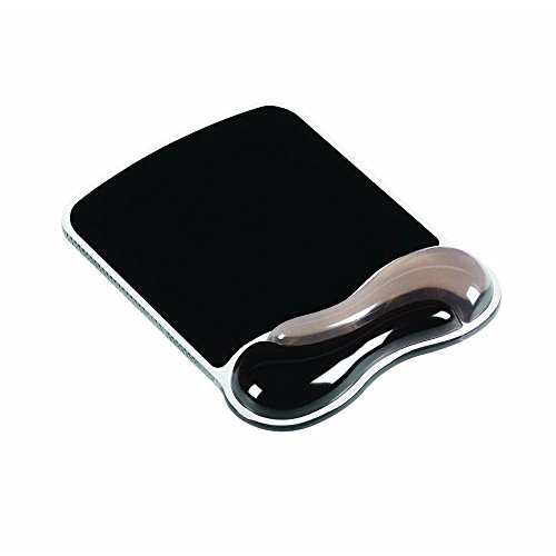 Kensington Tapis de Souris avec Repose-Poignets - Gel Duo Ergonomique, Pour Ordinateurs Ordinateurs Portables avec Souris Laser Optiques, Antidérapant - Gris (62399)