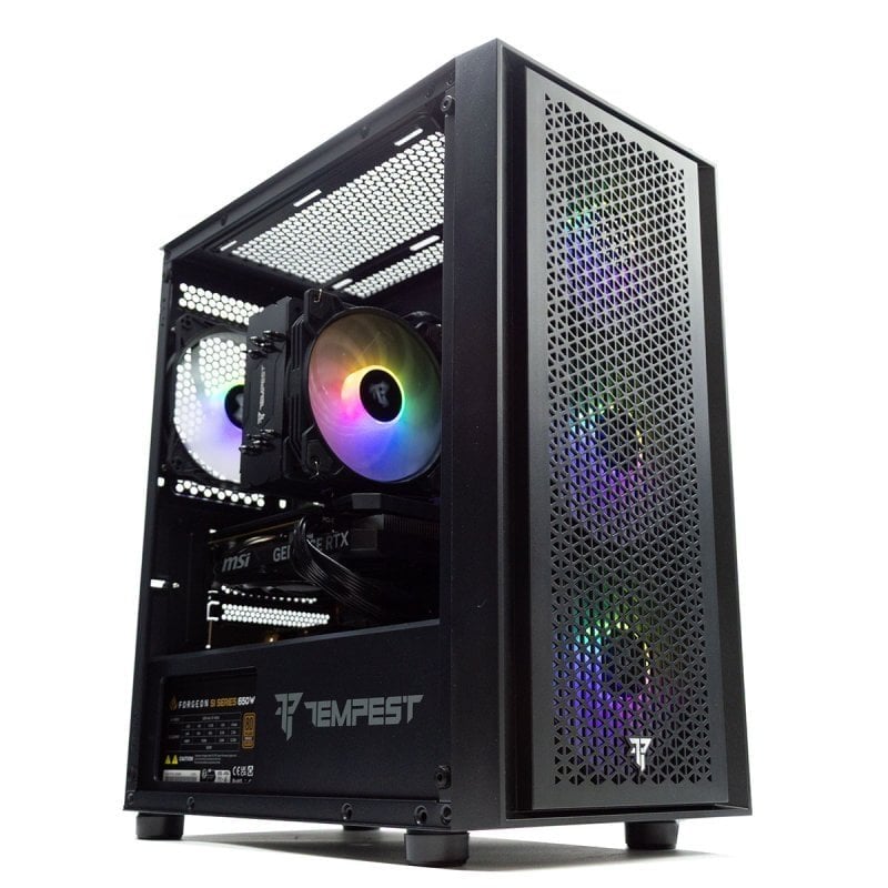 pccom PC de bureau PcCom Ready Intel Core i5-12400F 32GB 1TB SSD RTX 5060 Windows 11 Home Wi-Fi6