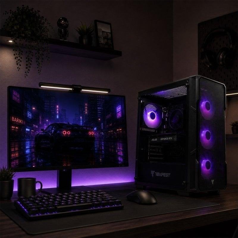 pccom PC de bureau PcCom Lite Intel Core i5-12400F 16GB 500GB SSD RTX 3050 Windows 11 Home