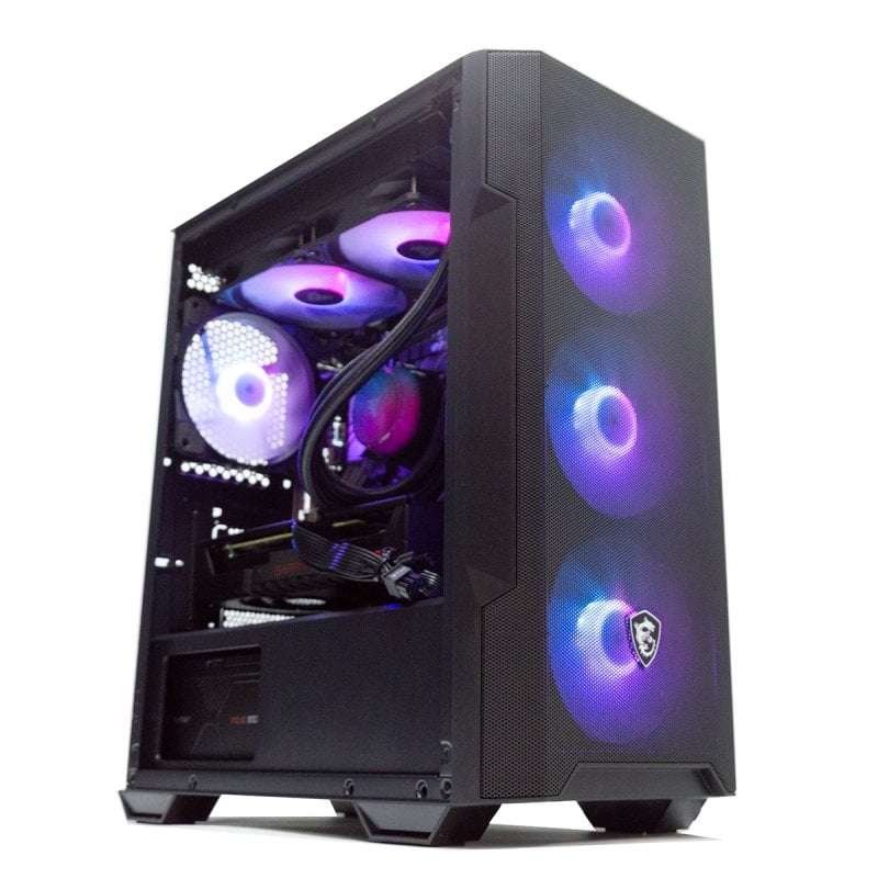 pccom PC de bureau PcCom Ready AMD Ryzen 7 5700X 32GB 1TB SSD RX 9060 XT 16GB Windows 11 Home
