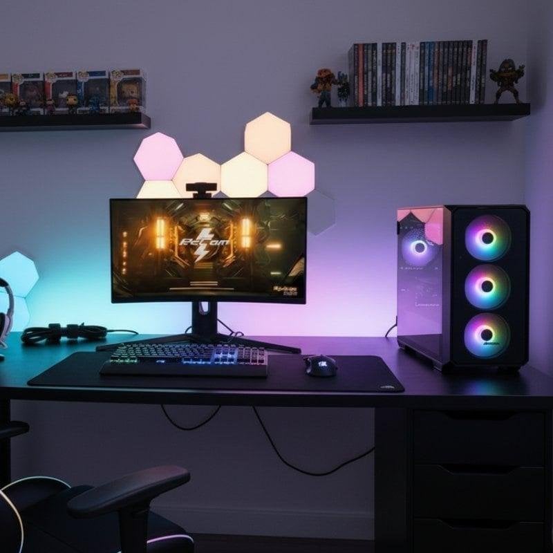 pccom PC de bureau PcCom Ready Intel Core i7-14700KF 32GB 1TB SSD RTX 5060 Ti Windows 11 Home