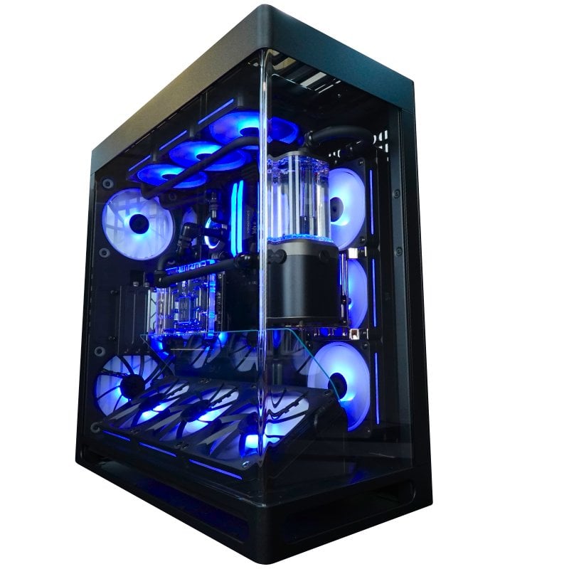 pccom PC de bureau PcCom Custom AMD Ryzen 7 9850X3D 64GB 4TB SSD RTX 5080 Windows 11 Pro
