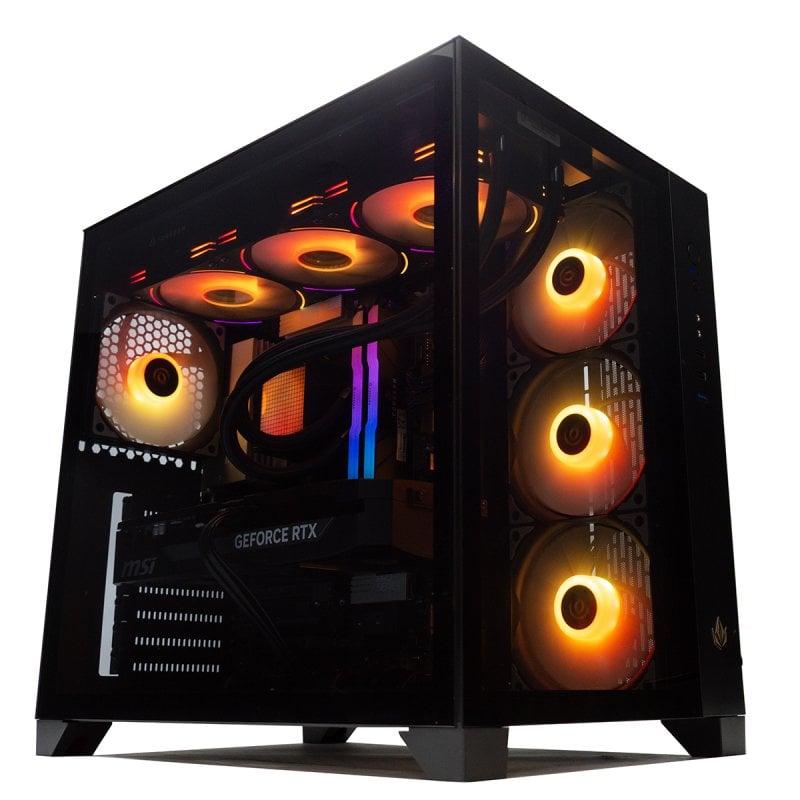 pccom PC Ultimate Ryzen 7 7800X3D 32 Go SSD M.2 de 2 To RTX 5080 Windows 11 Pro