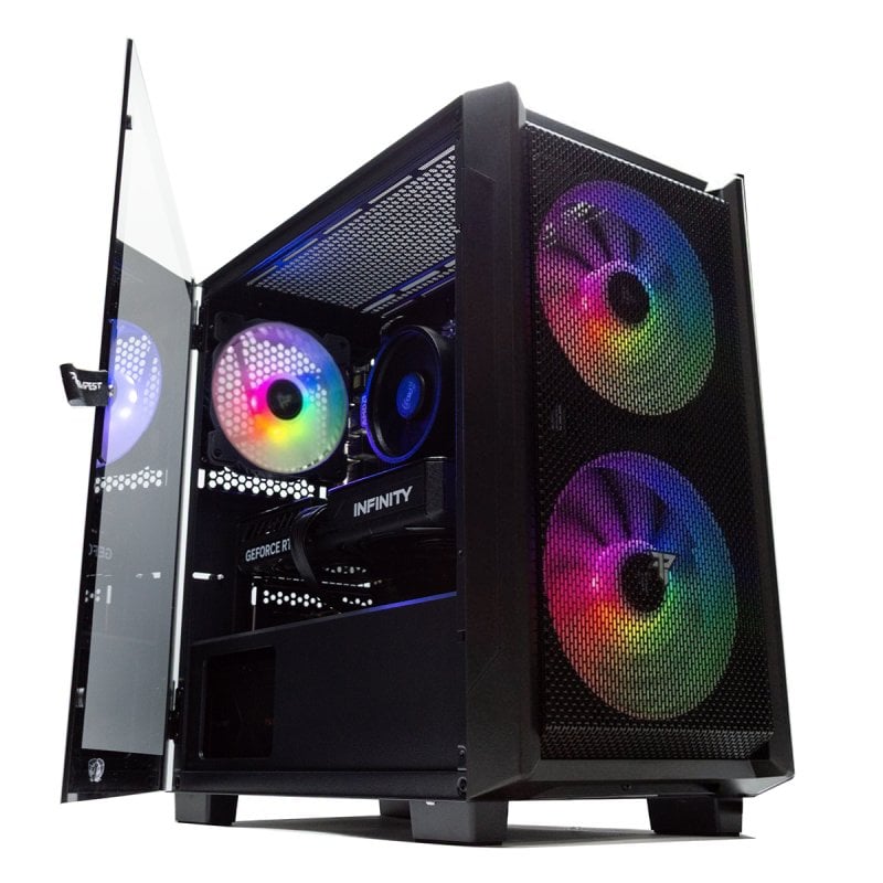 pccom PC de bureau PcCom Lite AMD Ryzen 5 5500 16GB 1TB SSD RTX 5060 V2