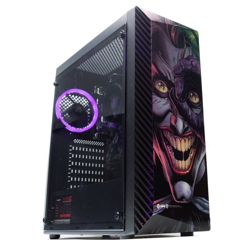 tempest Boîtier ATX Tempest Shade RGB Black Joker II avec panneau en verre trempé