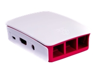 Raspberry Raspberry Pi - boÃ®tier - White, framboise