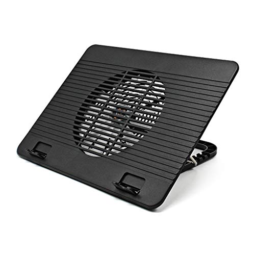 Refroidisseur PC Portable Laptop Cooling Pads 12-17 pouces, ordinateur portable Cooler Cooling Stand Cooling Pad Mat, USB, 4 Réglage de la hauteur, en alliage d'aluminium, silencieux Vitesse du vent R