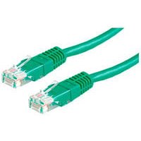 Cordon Cat 6, 4P Moule 1.00 m FTP Vert