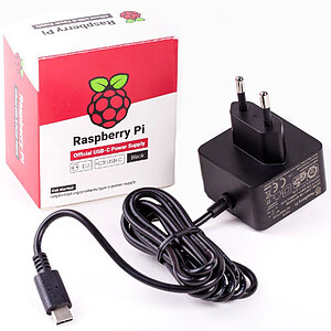 Raspberry Alimentation secteur USB C 5V 3A Black