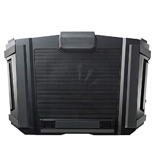 MYBA Refroidisseur PC Portable Laptop Cooling Pad Gaming SF-17 avec 180 mm Ventilateur et 4 Taille Ergonomique Réglages Support des Ordinateurs Portables jusqu'à 17” Refroidisseur Ordinateu