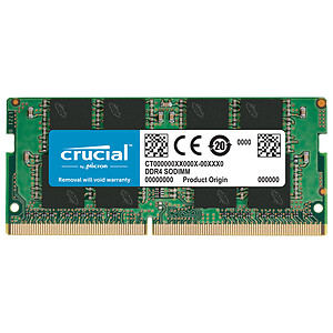 Crucial SO DIMM DDR4 8 Go 3200 MHz CL22
