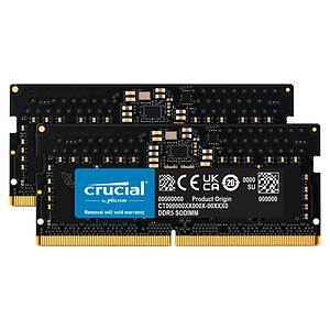 Crucial Crucial CT2K8G48C40S5 DDR5 SO DIMM 4800 MHz 16 Go 2 x 8 Go CL40

