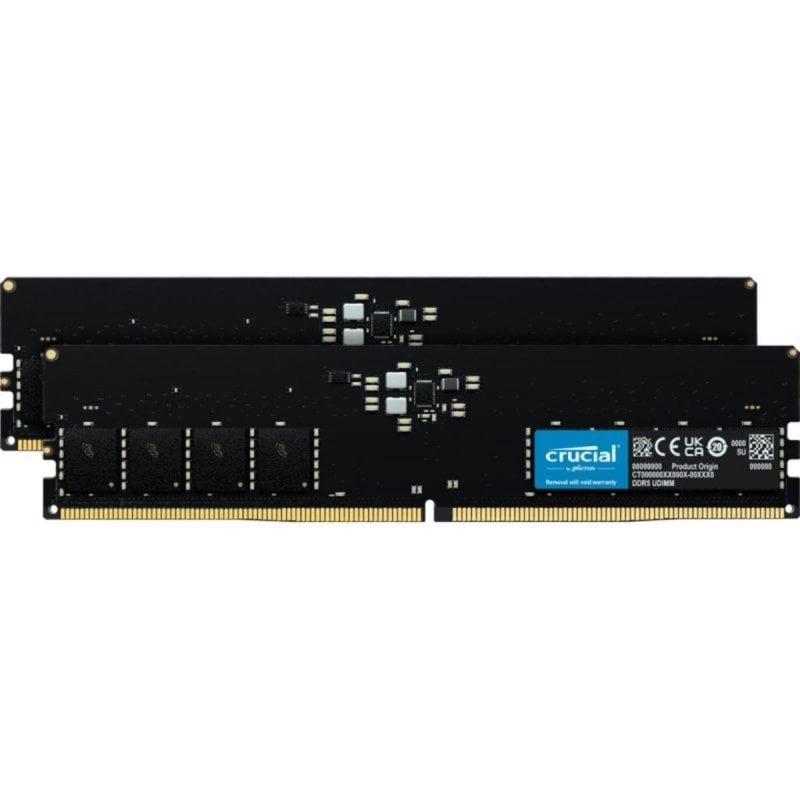 Crucial Mémoire RAM Crucial CT2K32G56C46U5 64GB DDR5 5600 MHz Unregistered ECC