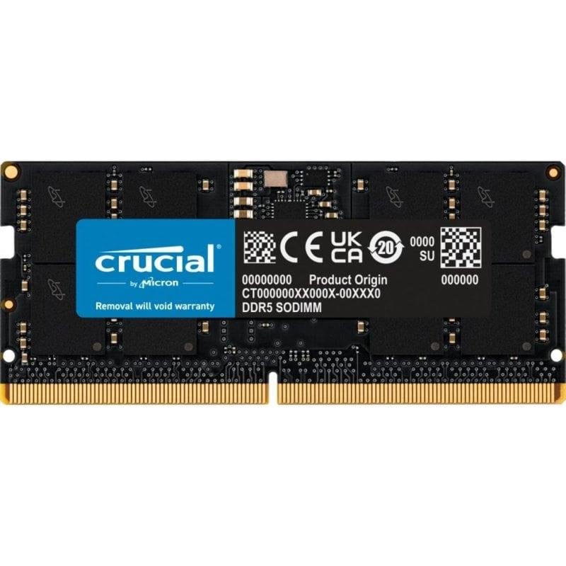Crucial Mémoire RAM Crucial CT16G56C46S5T 16GB 1x16GB DDR5 5600MHz CL46 ECC SODIMM