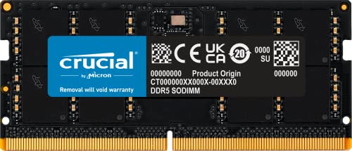 Crucial SO DIMM DDR5 16 Go 5200 MHz CL42 1Rx8
