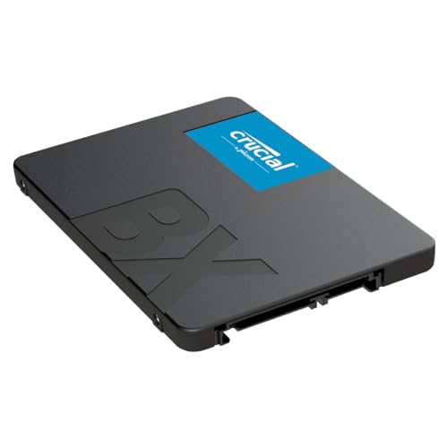Crucial BX500 SATA SSD 4To, SSD 2.5 Interne, jusqu'à 540MB s, Compatible avec Ordinateur Portable et de Bureau (PC), 3D NAND, Accélération Dynamique de l'Écriture - CT4000BX500SSD101