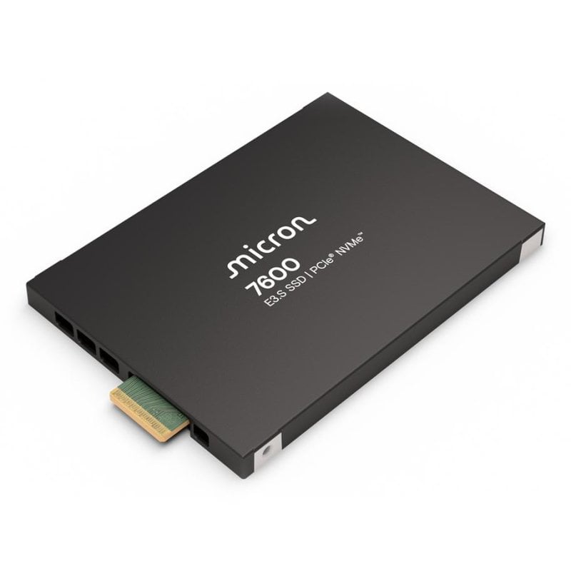 Micron Disque Dur Micron 7600 PRO 3,84TB SSD U.2 PCIe 5.0 NVMe Sécurité Avancée