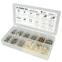 Startech Kit de vis Startech PCSCREWKIT assortiment 12 pièces boîtier PC, White
