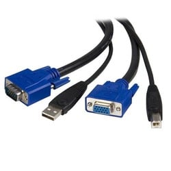 StarTech.com StarTech.com Cable pour Switch KVM VGA avec USB 2 en 1 - 1.80m - cable clavier video souris USB - 1.8 m