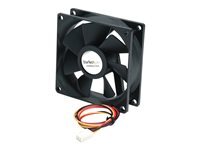 StarTech.com StarTech.com Ventilateur PC Silencieux a Double Roulement a Billes - Alimentation TX3 - 80 mm - 1x Molex TX3 Femelle - kit de ventilation pour ordinateur