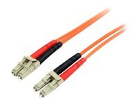 StarTech.com StarTech.com 2m Fiber Optic Cable - Multimode Duplex 62.5 125 - LSZH - LC LC - OM1 - LC to LC Fiber Patch Cable (FIBLCLC2) - cordon de raccordement - 2 m - orange