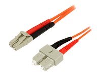 StarTech 2m Multimode Fiber Patch Cable LC - SC