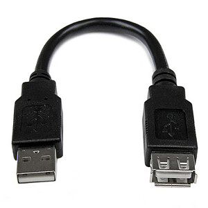 StarTech.com StarTech.com USB 2.0 Extension Adapter Cable - A to A - rallonge de cable USB - 15 cm