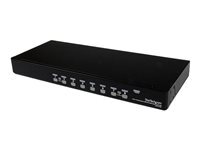 StarTech.com StarTech.com Commutateur KVM PS 2 USB 8 ports 1U empilables sur rack avec OSD - commutateur KVM - 8 ports