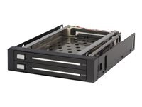StarTech.com StarTech.com Rack amovible 3.5 sans tiroir pour 2 disques durs 2.5 - Face arriere 3.5 pouces - Echangeable a chaud - Hot swap - adaptateur pour baie de stockage