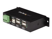 Startech Concentrateur USB Startech ST4200USBM 4 ports USB 2.0 industriel métal