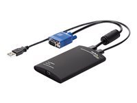 StarTech.com StarTech.com Adaptateur crash cart pour PC portable - Console KVM vers USB 2.0 - USB A (M) - PS 2 (M) - VGA (M) - KVM portable - commutateur KVM - 1 ports