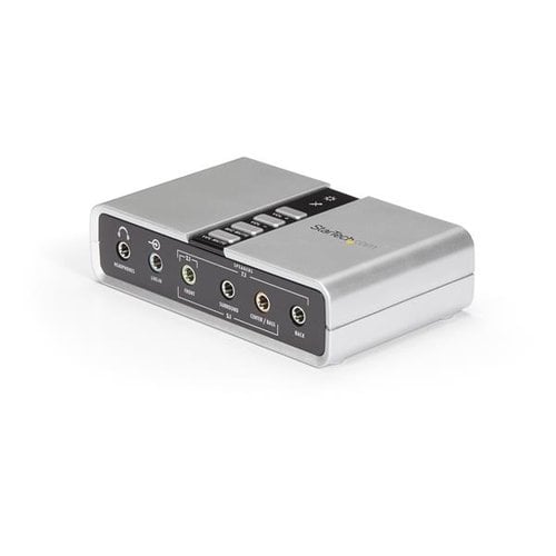 StarTech com Carte son Adaptateur audio USB 7 1 avec audio numerique SPDIF
