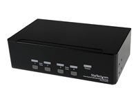 StarTech.com StarTech.com Switch KVM USB 2 Ecrans DVI pour 4 Ordinateurs avec Audio - Commutateur KVM - commutateur ecran-clavier-souris audio USB - 4 ports