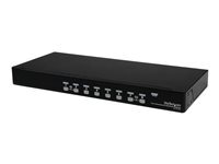 StarTech.com StarTech.com 8-Port USB KVM Swith with OSD - TAA Compliant - 1U Rack Mountable VGA KVM Switch (SV831DUSBU) - commutateur KVM - 8 ports