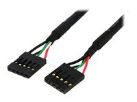 StarTech.com StarTech.com Cable adaptateur interne carte mere 5 broches USB IDC de 46 cm - F F - cable USB - IDC 5 broches pour IDC 5 broches - 45.7 cm