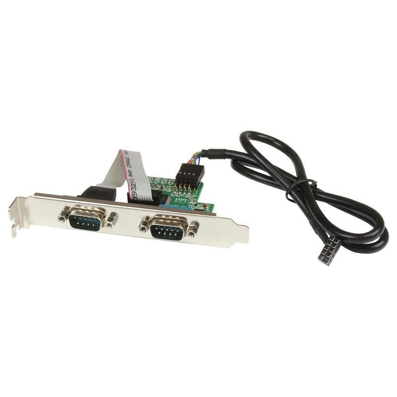 Startech Adaptateur Interne USB à 2 Ports Série RS232 pour Plaque Mère StarTech